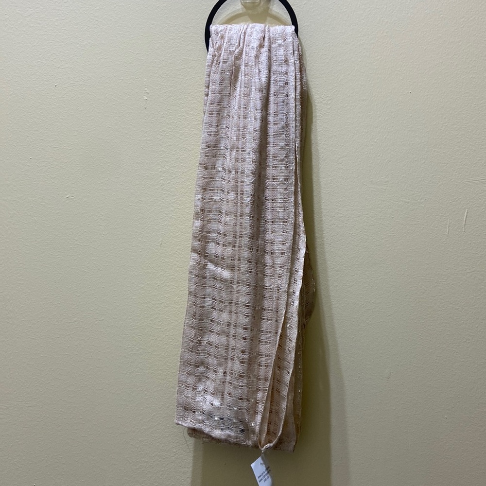 29 Palms Scarf blush open weave loop